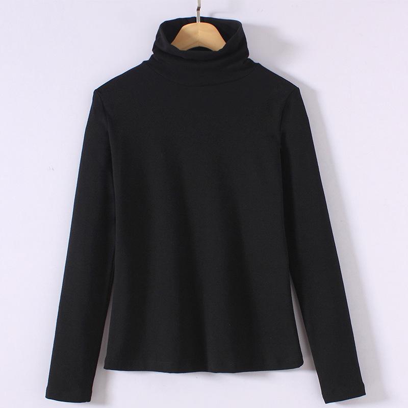 

Women s Long Sleeve Slimming Cotton T-shirt - Spring & Summer 2025 Korean Style XL