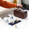 Aifulin Ceramic Travel Tea Set Gift Box