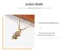 Elegant Rhinestone Tulip Necklace: Creative, Personalized Clavicle Chain in European & American Niche Fashion Style