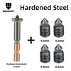 High Temp Wear Copper Brass Hardened Steel Nozzle Kit for Anycubic Kobra 3 Max Combo 0.2/0.4/0.6/0.8mm Hotend 3D Printer Parts.