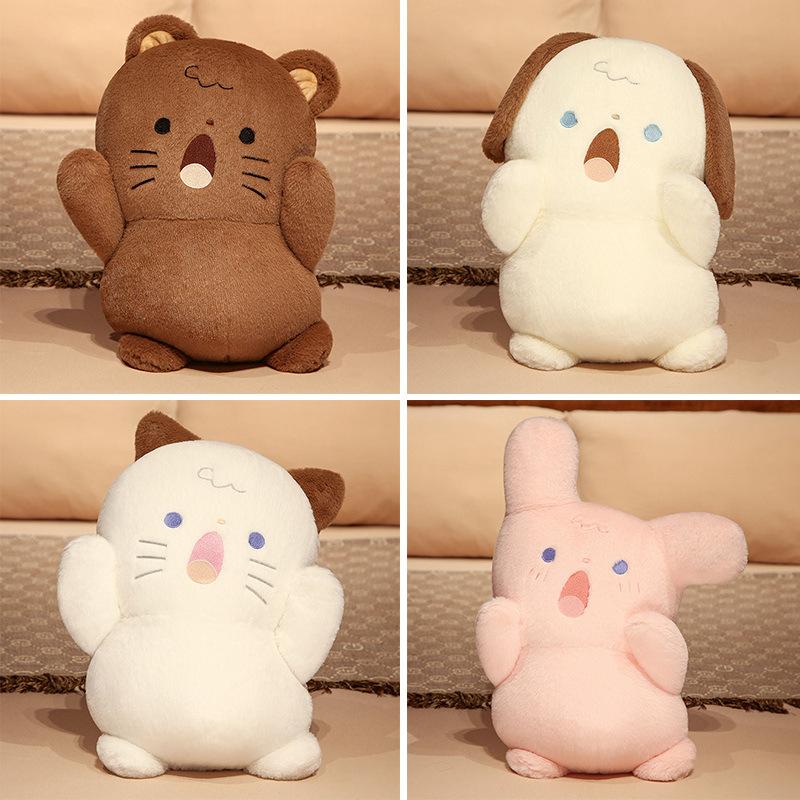 Cute Cute Animal Rabbit Cat Pillow Plush Toy Doll Bear Doll Girl Accompany Doll