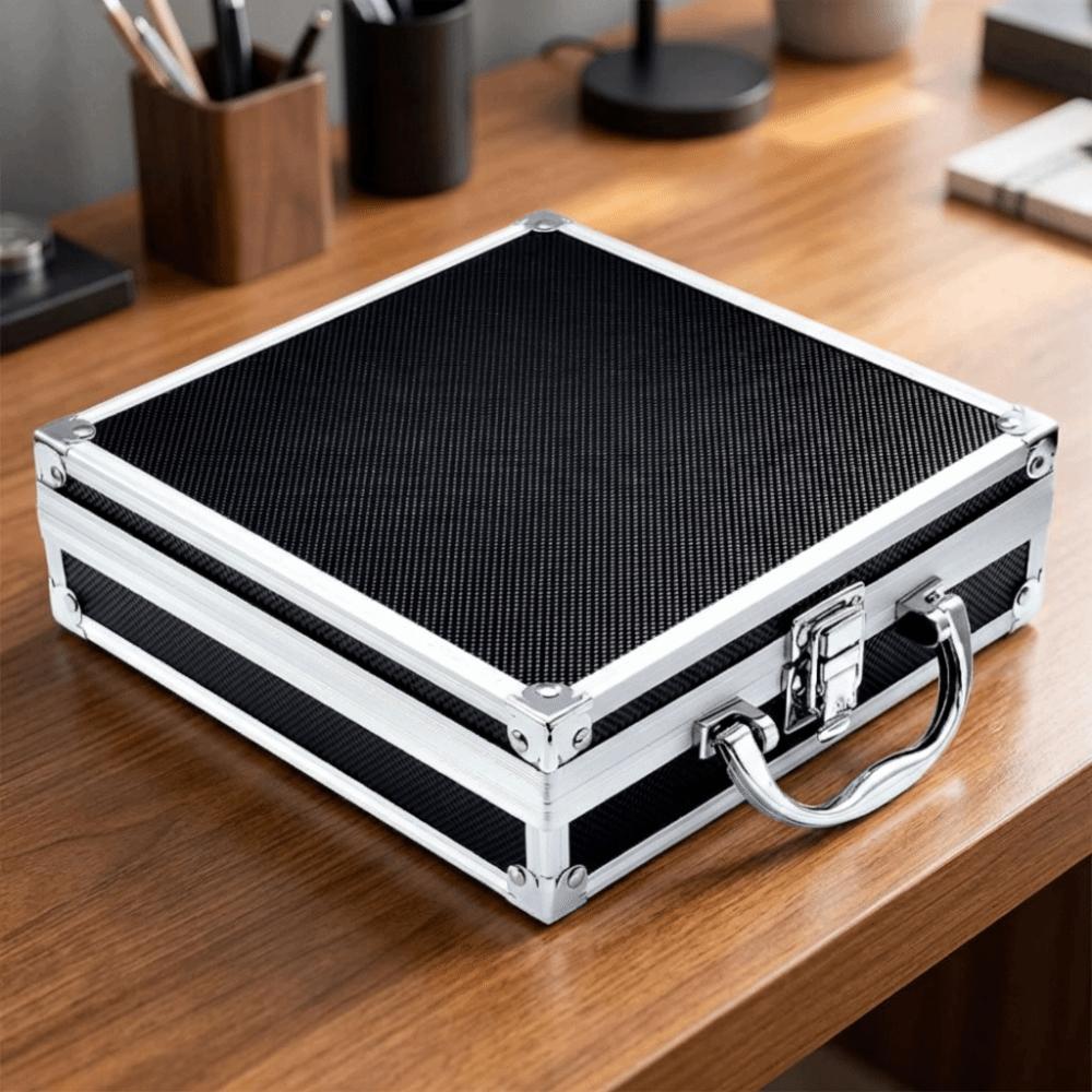 Drop-Resistant Aluminum Zinc Zinc Alloy Tool Box Impact Resistant Safety Briefcase  Instrument