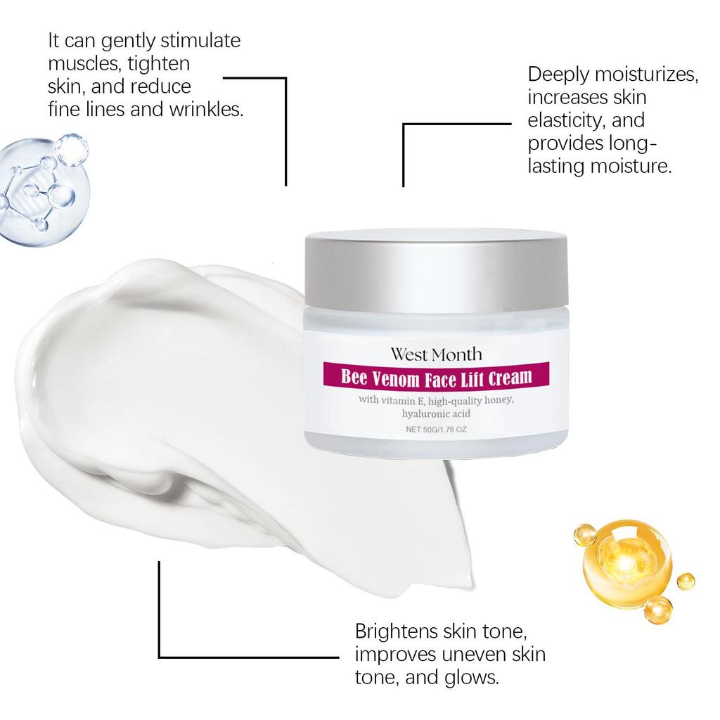 West Month Moisturizing Cream Gentle Repair & Hydration for Facial Skin Nourishing & Radiant Skin Cream 50g