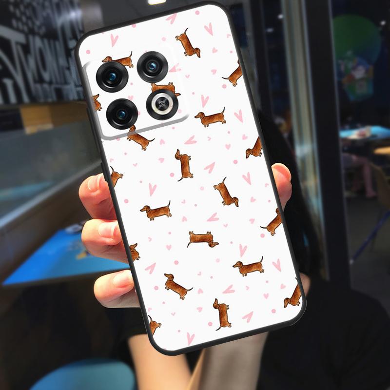 Dachshund Dog Funda For OnePlus 12R 13 R 12 11 9 10 Pro 8T 9RT 10T OnePlus Nord 4 CE 2 3 Lite N20 N30 Case