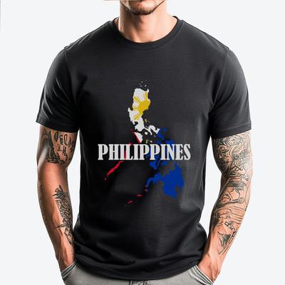 Philippinen Flagge Stolze Filipina Philippinische Wurzeln Philippinen T-Shirts Für Männer Vintage T-Shirts Familie