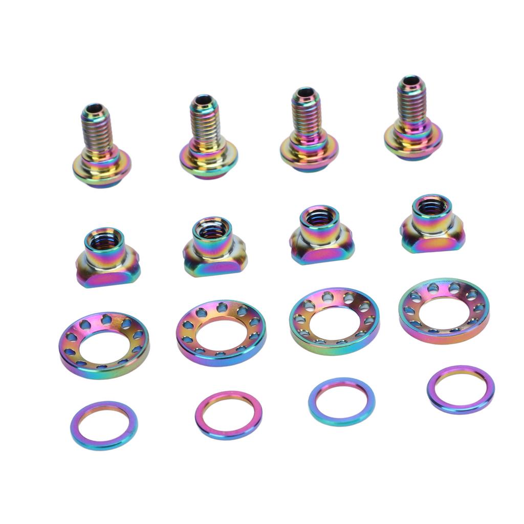16PCS Road Bike C Brake Clamp Screw Kit Ti Alloy Lightweight C Brake Clamp Screw Bolt Set for R8000