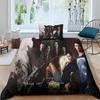 The Vampire Diaries Bedding Sets Exquisite Bed Supplies Set Horror TV Anime Bed Comforter Set Bedding Set Birthday Gift