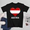 More Design Austria Flag Austrian Unisex Tshirt Tees Tshirt Oneck T Shirts Unisex Boys Clothing 100 Cotton
