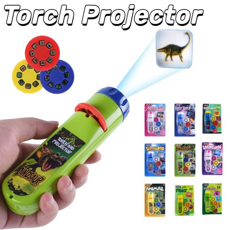 Children's Led Projection Toy With Dinosaur Style Develop Visual And Intellectual Skills