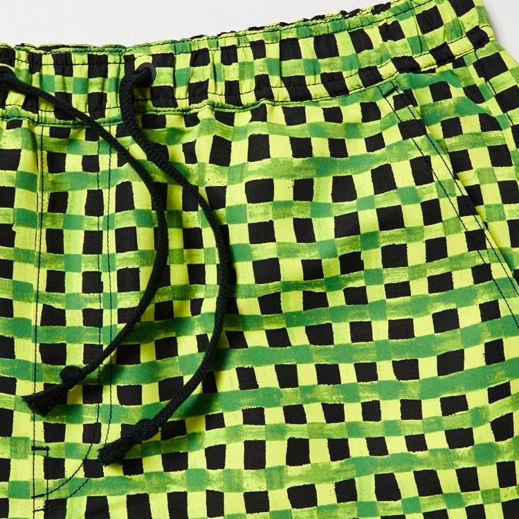 Uniqlo X Marni Collaboration SS22 Straight Leg Casual Shorts Unisex shorts Dark-Green 451305-59