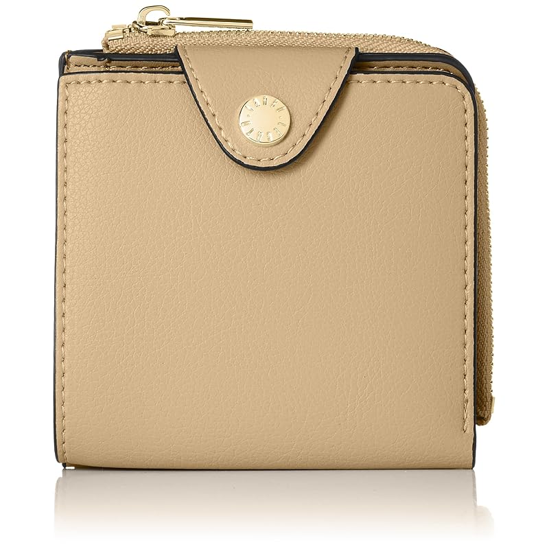 

[Legato Largo] bifold wallet Thin Thin wallet LJ-P0111 ladies beige