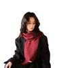 Luxury Women's Scarf Autumn/Winter New Solid Color Korean Knitted Wool Blended Warm Shawl Fashion Versatile Scarf