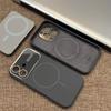 Applicable To iPhone17 Large Window Liquid Silicone Mobile Phone Case Apple 16 Fine Ring Magnetic Suction 15 All-inclusive Matte Hard Case