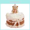 Cream Cake Bear Plush Toy With Soft Short Pile For Kids Bedroom Decor
