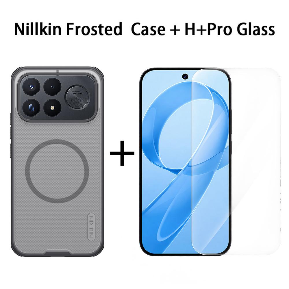 NILLKIN Magnetic Case For Redmi K100 Pro Max Built-in Magnet Airbag Bumper Shockproof CA4002