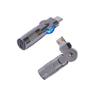 Aluminum Type C/USB To Type C/USB 90 Degree Adapter For 60W Quick Charging Data Transfer Across Multiple Devices