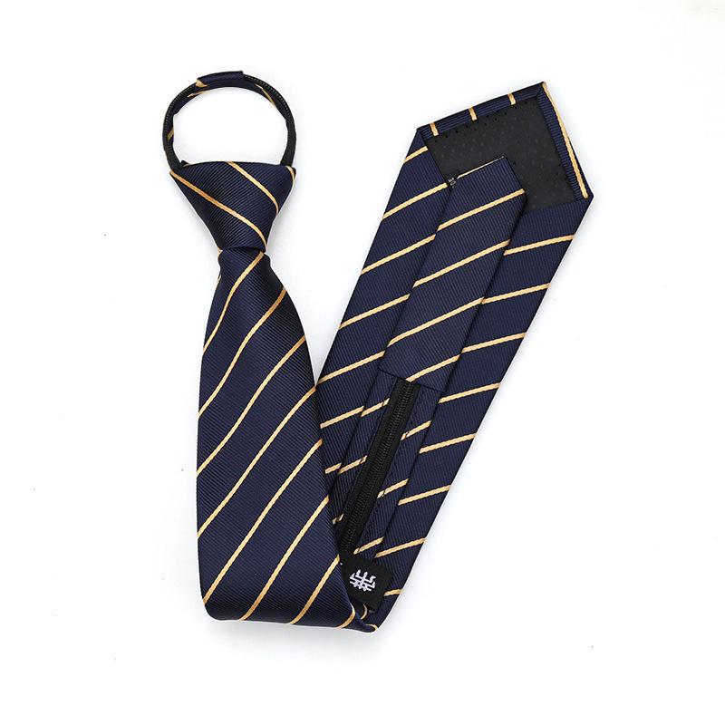 

Black Zipper-Free Lazy Blue Men And Women Business Dress Interview To Work Groom Wedding Korean Version Narrow Tie