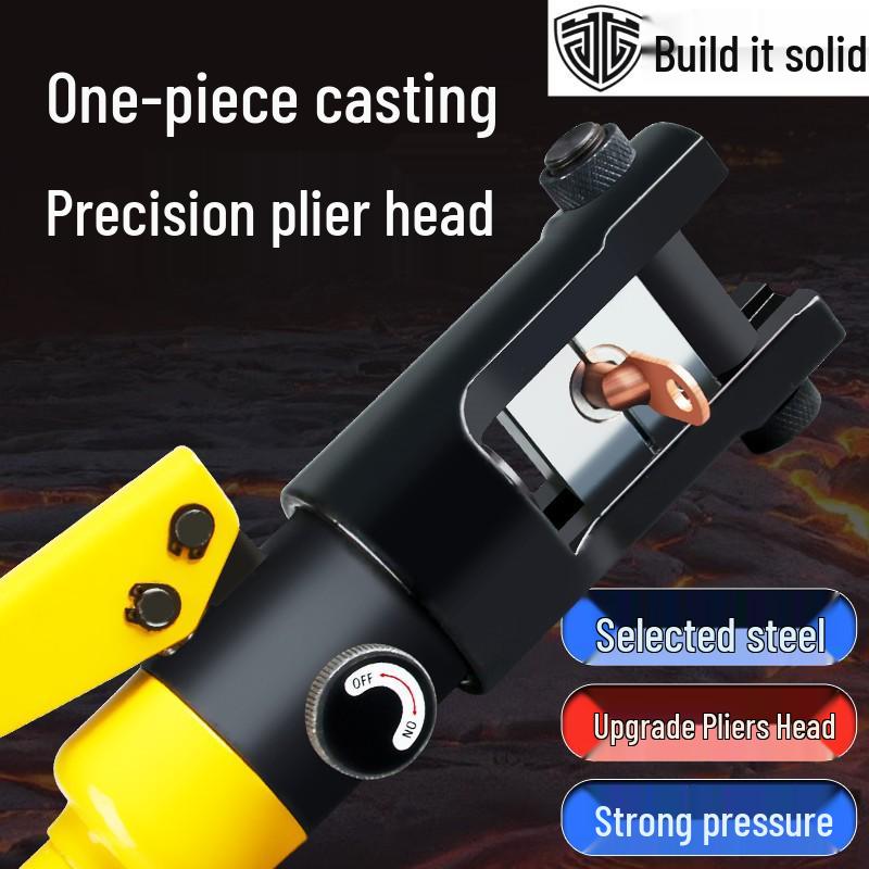 Гидравлический пресс для обжима кабеля электрика, Обжимные клещи с медным наконечником YQK-70