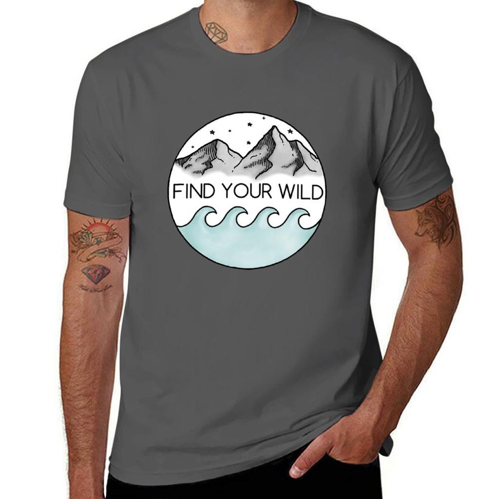 Find Your Wild TShirt Daily Casual Short Sleeve Tee Shirt