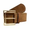 Pin Buckle Suede Leather Belt Versatile Wide Waistband Women Waist Belt  Coat Skirt Decoration