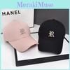 R Embroidery Letters Cap Men Women Shades Breathable Leisure Outdoor Sports