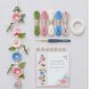 Immersive Crafting Butterfly Cascade Crochet Kit Hand‑Woven Yarn Craft Animal Theme Wall Pendant Lace Pattern Handmade