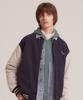 Rayfikers Arch Logo Padded Varsity Jacket Navy (Mo1Ju014-066)