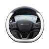 Nappa Leather Car Steering Wheel Cover BYD Song Plus Frigate 07 Qin Han EV Tang DMI Anti-slip Universal 38cm