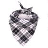Bandanas para Perros Bufanda Grande para Mascotas Bandana Para Perro Algodón Cuadros Lavable Pajarita Collar Gato Cachorro Bufanda Triangular Babero Accesorios para Perros