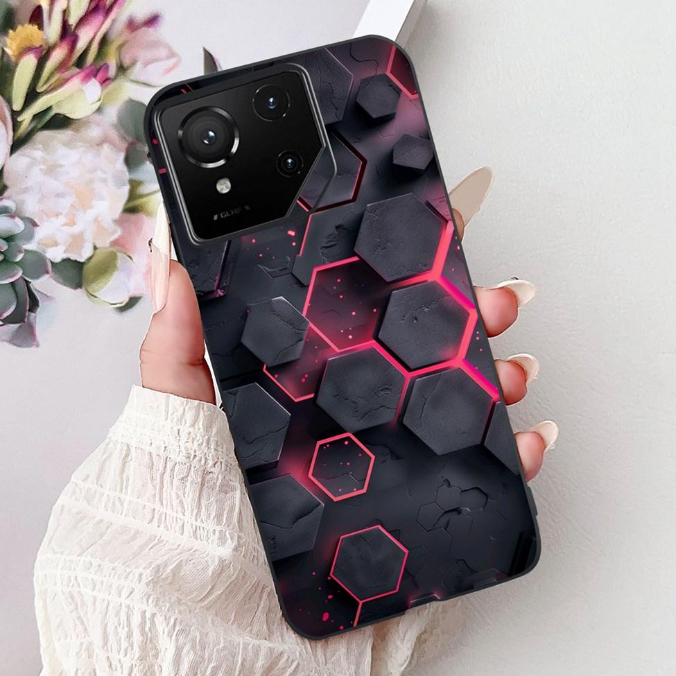 For Asus ROG Phone 9 Pro Back Cover For Asus ROG Phone 9 Case Silicone Cute Cat Luxury Love Funny Painted Shockproof Bumper