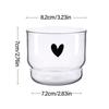 High Borosilicate Glass Mugs Perfect For Office Or Home Use With Lovely Smiling Designs And Microwave Compatibility
