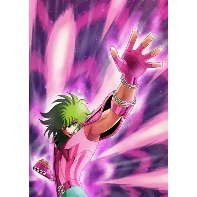 Klassische Anime Saint Seiya Poster Drucke Japan Cartoon Jungfrau Goldener Ritter Leinwandbild Wandkunst Bild Wohnzimmer Heimdekoration