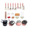 28Pcs Realistic Kitchen Playset for Kids Pretend Cutting Vegetables Cooking Toys Role-Play