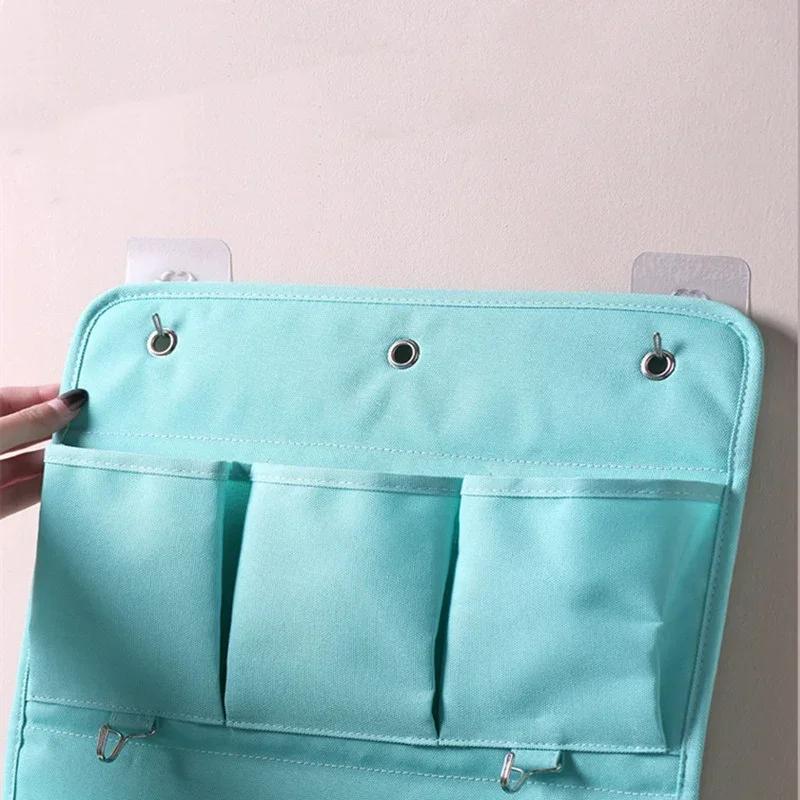 Hanging Bedside Hanging Pocket Storage Bag Bedroom Magazine Storage Pouch Diaper Caddy Toy Holder Baby Tissue Box Home Organizer
