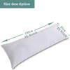 60x180cm Long Dakimakura Hugging Body Pillow Inner Insert Anime Body Pillow Core White Pillow Interior Cushion Enough Filling