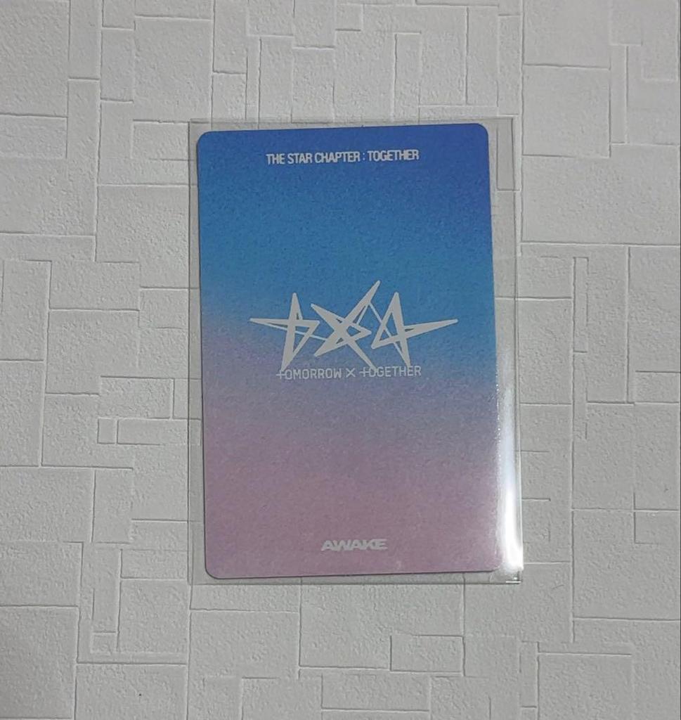 [USED] txt The Star Chapter Taehyung trading card included