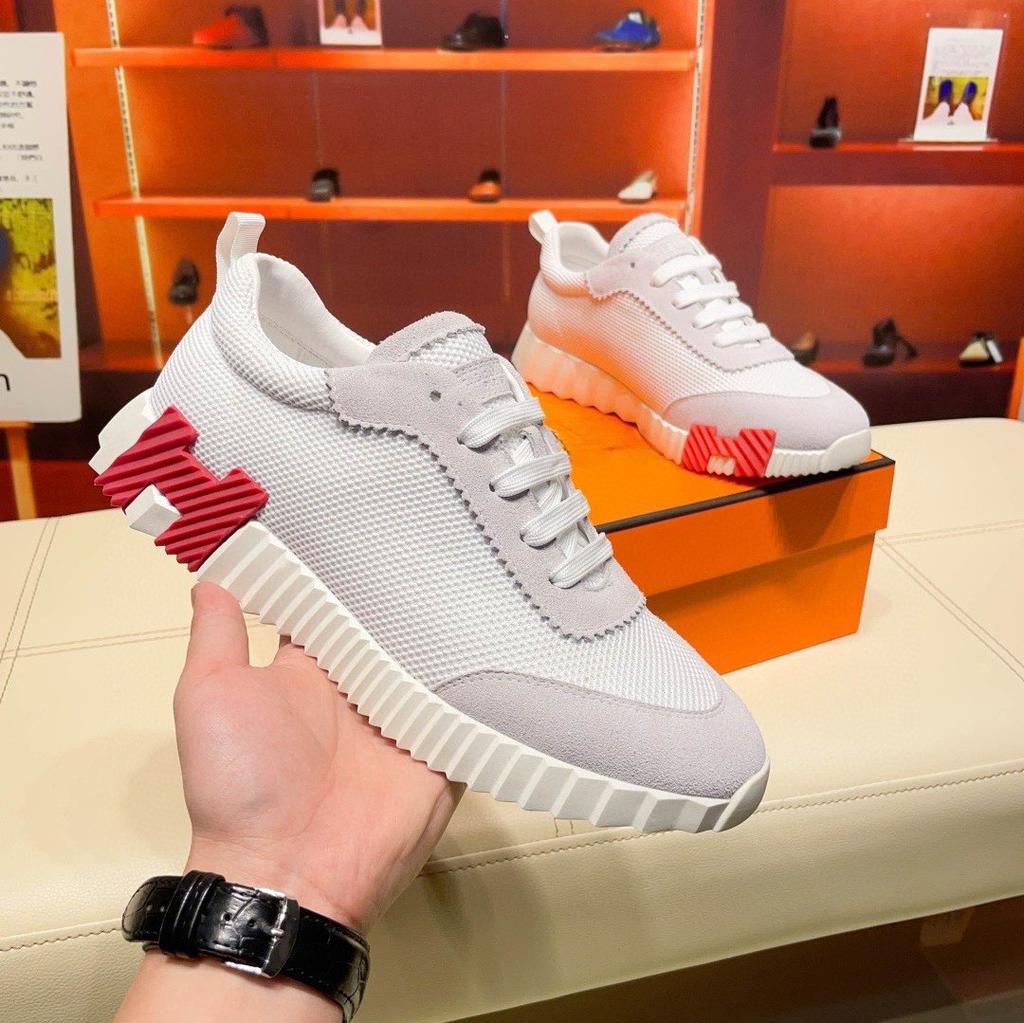 Casual Shoes Sports Lace-up Round Head Mesh Splicing Shoes Trendy Brand Breathable H Fashion Couple Board Shoes