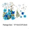 Echte Gedroogde Bloemen Florale Decoratie Blauwe Creatieve Droge Bladeren voor