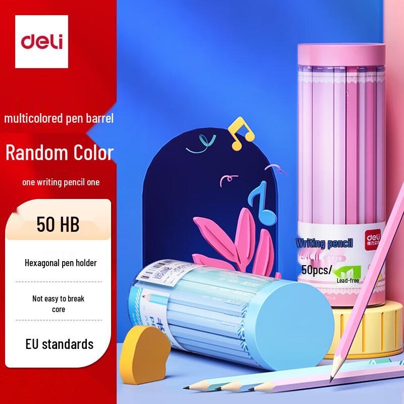 Deli Student Writing & Drawing Pencils, 50-Count Barrel
