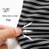 MONTAGUT Men's Striped Long-Staple Cotton Short-Sleeve Polo Shirt