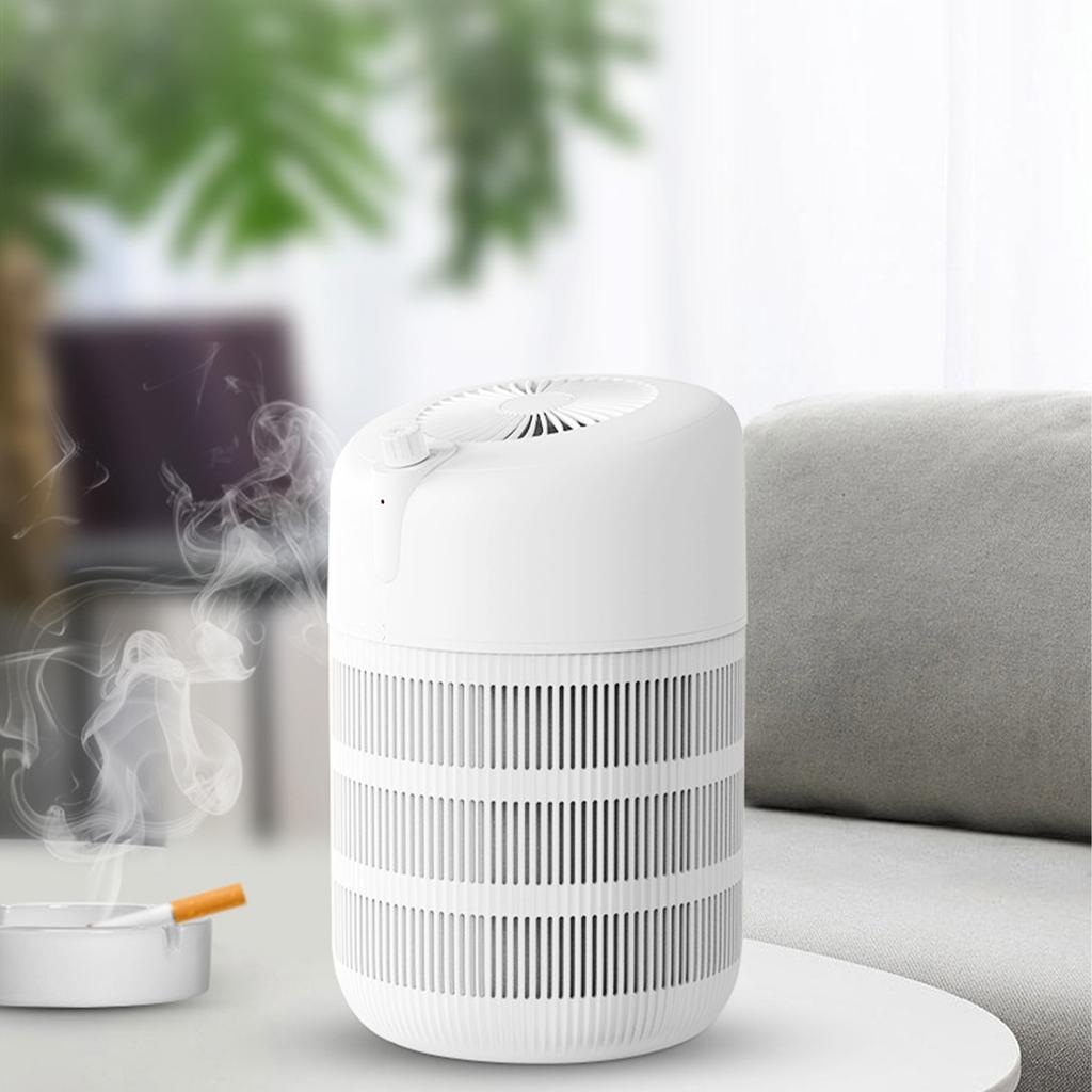 Household pet negative ion air purifier indoor filter hair allergen UV sterilizer