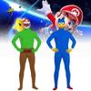 Vibrant Halloween Super Mario Bodysuit 3d Print Cosplay Costume For Adults And Kids