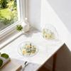 4pcs Round Table Coaster 2D Flat Cup Mat New Acrylic Coasters  Everyday Use