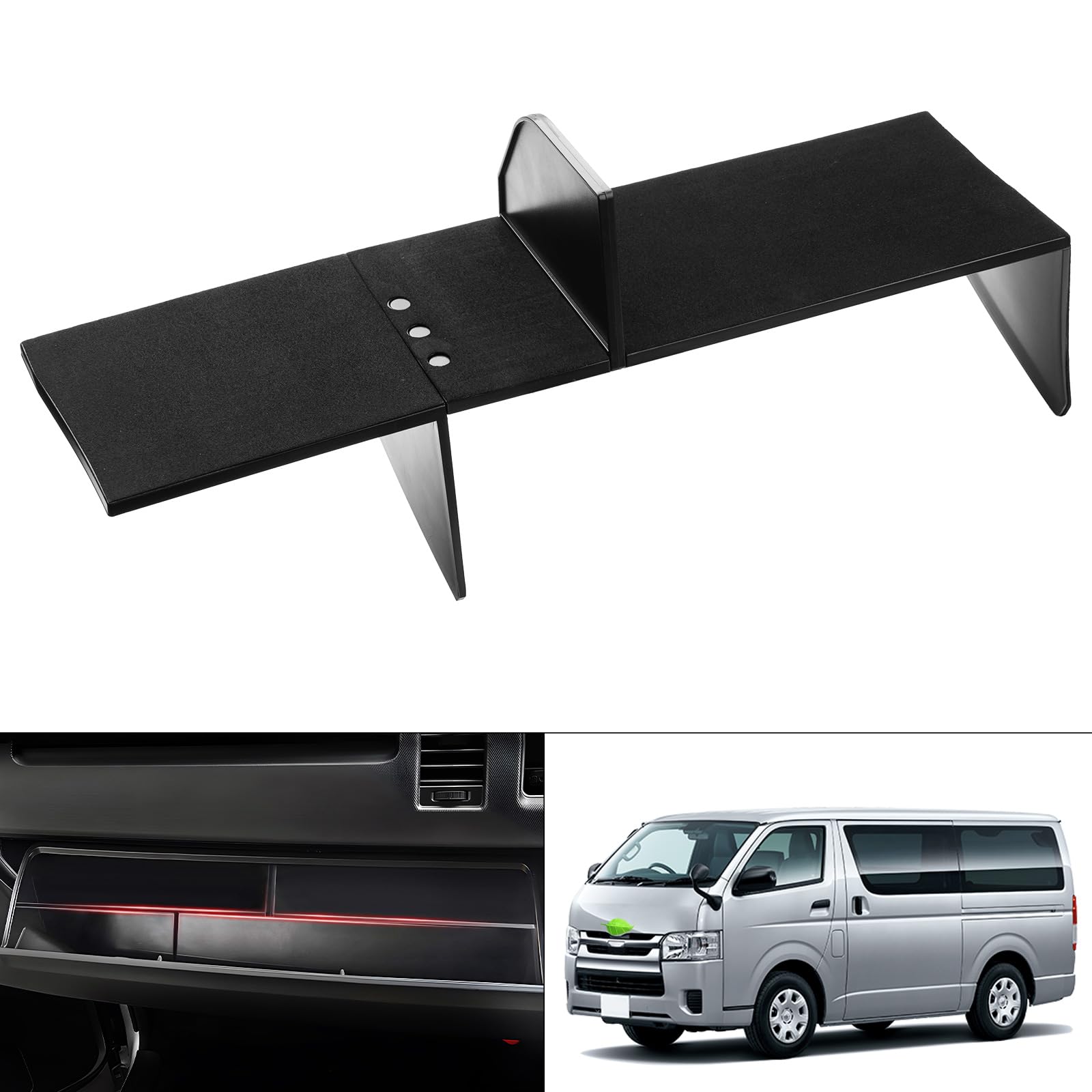 

Авто Спец Toyota Hiace 200 Пассажирское Сиденье Стандартный Кузов Эксклюзивный Бардачок Многоярусная Перегородка Ящик для Хранения Разделитель Подстаканник Центральная Консоль Разделитель Салон чёрный