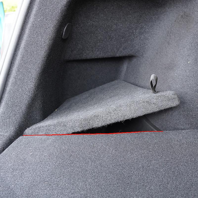 For Tesla Model Y Juniper Launch 2025 Rear Trunk Side Storage Box Door Sill Guard Protector Strip Cover Sundry Organizer Parts