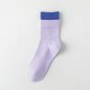 Pure Cotton Socks - Children's Mid-length Socks, Sweat-absorbent, Odor-resistant, Anti-tear, Multi-color Dopamine Sports Socks