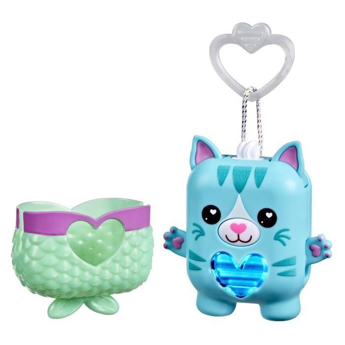 Nano-mals Pawtricia le chaton bleu, compagnon électronique, plus de 70 réactions, jouet de poche interactif pour filles et garçons,