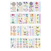 Neon Uv Fluorescent Temporary Tattoo, Waterproof Luminous Fake Tattoo,Bar Ktv Nightclub Makeup Ball