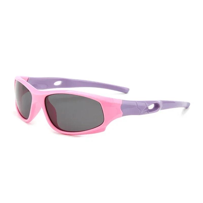 Kids Sunglasses Polarized Unbreakable Baseball Shades Outdoor Sports Goggle  for Boys Girls Child Age 3-12