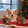 Christmas Dog Toy Ball Grinding Teeth Self-hi Stuffy Artifact Plush Interactive Gnawing Pet Interactive Toy Dog Toys Puppy Toys